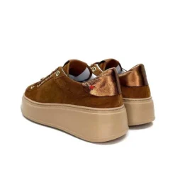 GioPiu Pia 102 A Daim Camel*Femme Baskets