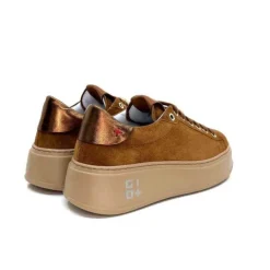 GioPiu Pia 102 A Daim Camel*Femme Baskets
