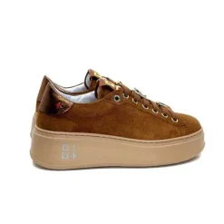 GioPiu Pia 102 A Daim Camel*Femme Baskets