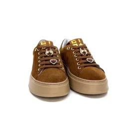 GioPiu Pia 102 A Daim Camel*Femme Baskets
