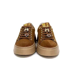 GioPiu Pia 102 A Daim Camel*Femme Baskets