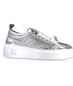 GioPiu Pia 47B Cuir Argent*Femme Baskets