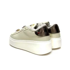 GioPiu Pia98A Cuir Creme*Femme Baskets