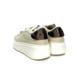 GioPiu Pia98A Cuir Creme*Femme Baskets