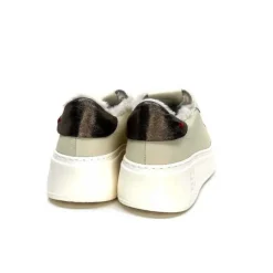 GioPiu Pia98A Cuir Creme*Femme Baskets