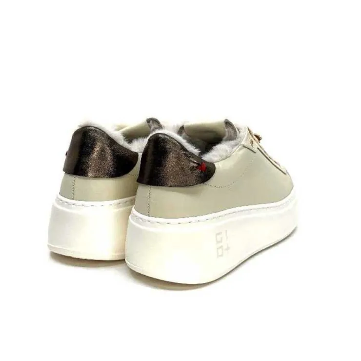 GioPiu Pia98A Cuir Creme*Femme Baskets