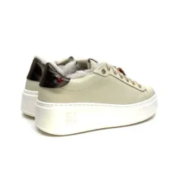 GioPiu Pia98A Cuir Creme*Femme Baskets