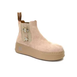 GioPiu Piada 04B Daim Beige Sahara*Femme Bottines