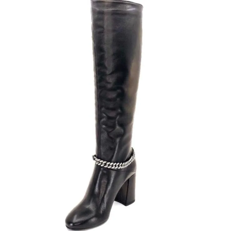 Guglielmo Rotta Maryanne Cuir Noir*Femme Bottes