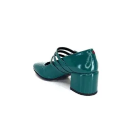 Halmanera Bart 03 Cuir Vernis Vert Selva*Femme Ballerines