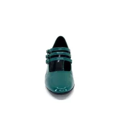 Halmanera Bart 03 Cuir Vernis Vert Selva*Femme Ballerines