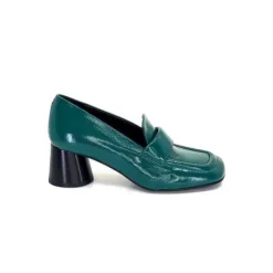 Halmanera Dani 03 Cuir Vert*Femme Mocassins