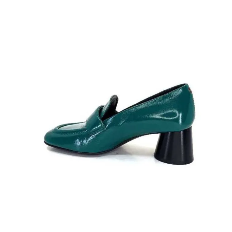 Halmanera Dani 03 Cuir Vert*Femme Mocassins