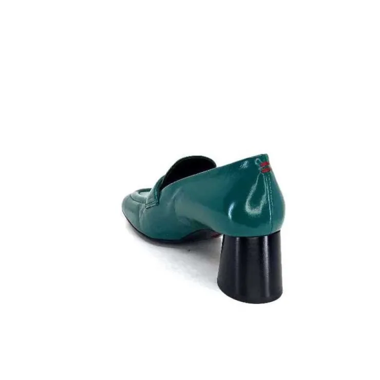 Halmanera Dani 03 Cuir Vert*Femme Mocassins