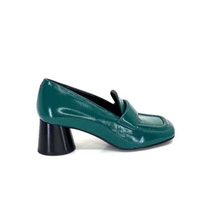 Halmanera Dani 03 Cuir Vert*Femme Mocassins