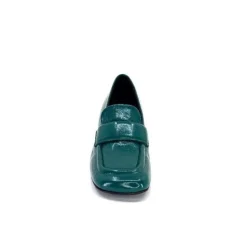 Halmanera Dani 03 Cuir Vert*Femme Mocassins