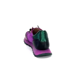 Hispanitas Hi 233073 Loira Cuir Vernis Et Daim Fushia*Femme Baskets