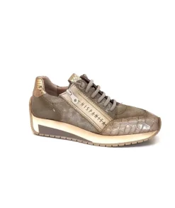 Hispanitas Hi 222277 Rafaell Cuir Vison & Taupe*Femme Baskets