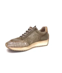 Hispanitas Hi 222277 Rafaell Cuir Vison & Taupe*Femme Baskets