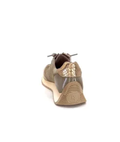 Hispanitas Hi 222277 Rafaell Cuir Vison & Taupe*Femme Baskets