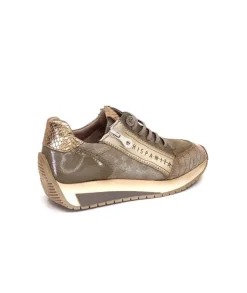 Hispanitas Hi 222277 Rafaell Cuir Vison & Taupe*Femme Baskets