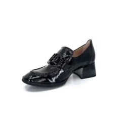 Hispanitas Hi232992 Charlize Cuir Vernis Noir*Femme Mocassins