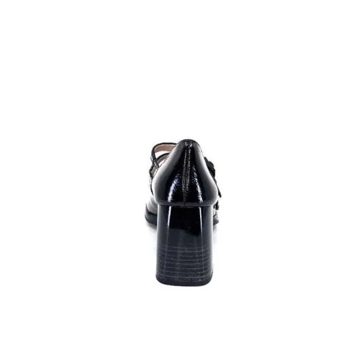 Hispanitas Hi232922 Monaco Cuir Vernis Noir*Femme Escarpins