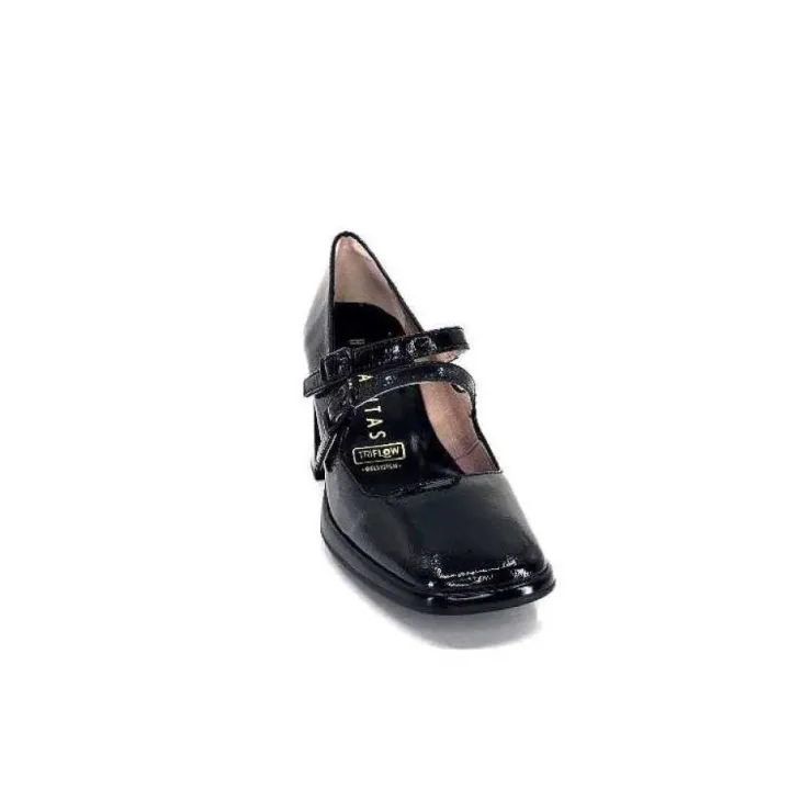 Hispanitas Hi232922 Monaco Cuir Vernis Noir*Femme Escarpins