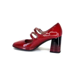 Hispanitas Hi232922 Monaco Cuir Vernis Rouge*Femme Escarpins