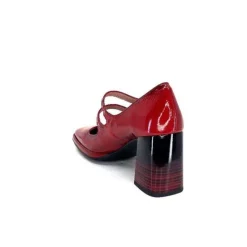 Hispanitas Hi232922 Monaco Cuir Vernis Rouge*Femme Escarpins