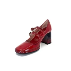 Hispanitas Hi232922 Monaco Cuir Vernis Rouge*Femme Escarpins