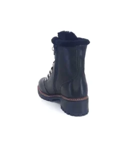 gemilli sarl Hooper Shoes Albe Cuir Noir*Femme Fourrées