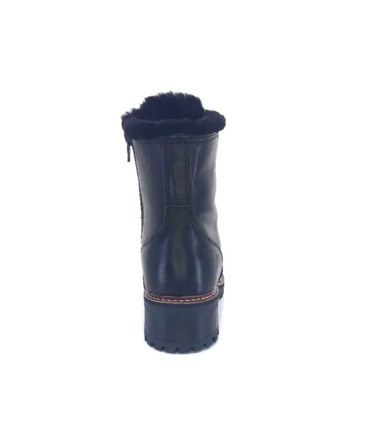 gemilli sarl Hooper Shoes Albe Cuir Noir*Femme Fourrées