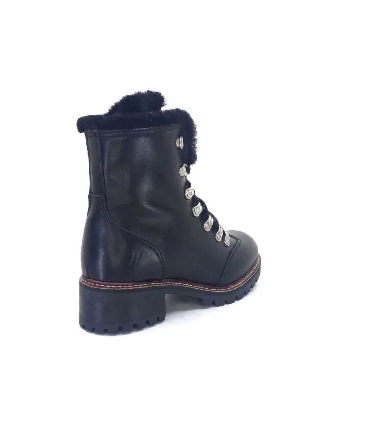 gemilli sarl Hooper Shoes Albe Cuir Noir*Femme Fourrées