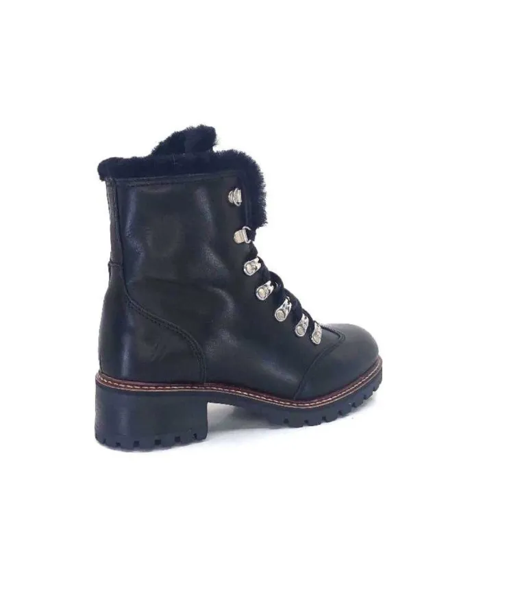gemilli sarl Hooper Shoes Albe Cuir Noir*Femme Fourrées