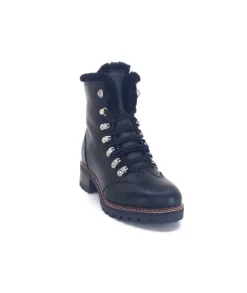 gemilli sarl Hooper Shoes Albe Cuir Noir*Femme Fourrées