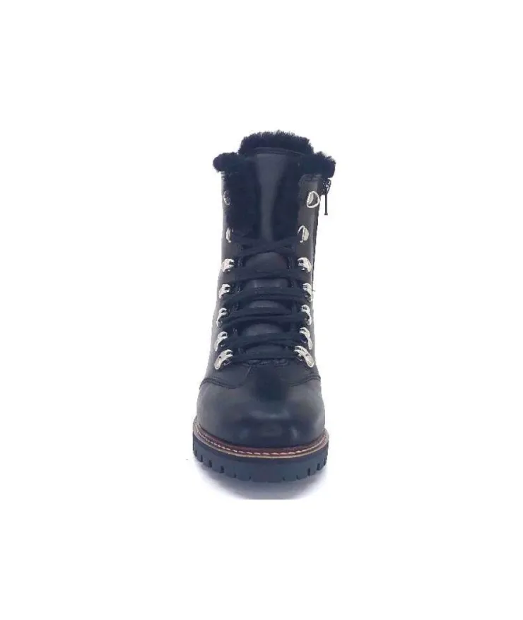 gemilli sarl Hooper Shoes Albe Cuir Noir*Femme Fourrées