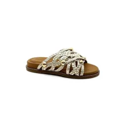 Inuovo 398008 Cuir Or*Femme Mules