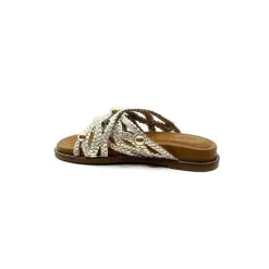 Inuovo 398008 Cuir Or*Femme Mules