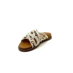 Inuovo 398008 Cuir Or*Femme Mules