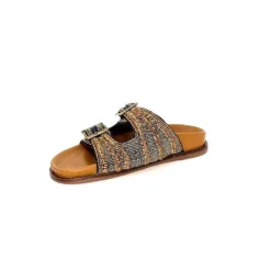 Inuovo 397014 Perle Or Argent Noir*Femme Mules