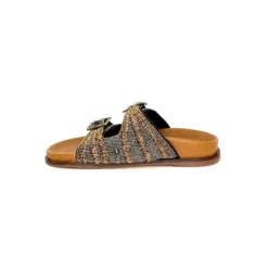 Inuovo 397014 Perle Or Argent Noir*Femme Mules