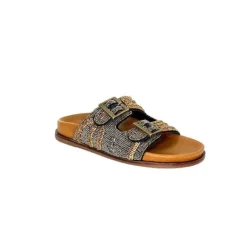 Inuovo 397014 Perle Or Argent Noir*Femme Mules