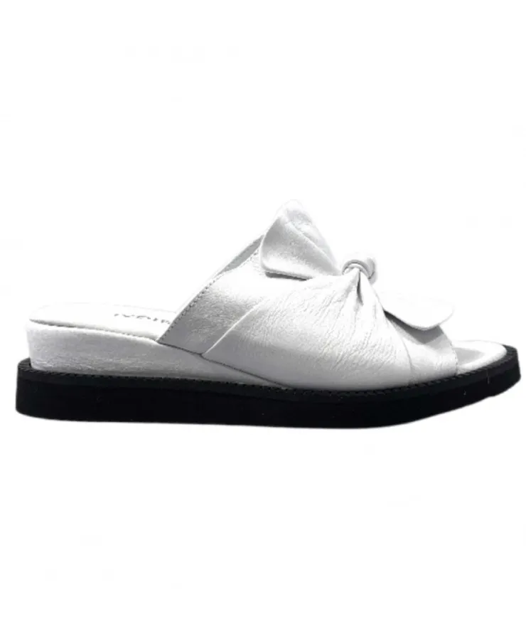 Ivoire-354 Ivoire 107 911 Cuir Blanc*Femme Mules