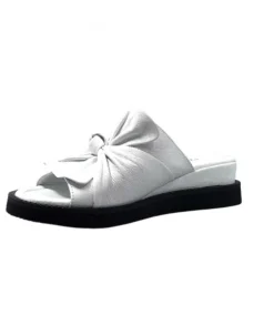 Ivoire-354 Ivoire 107 911 Cuir Blanc*Femme Mules