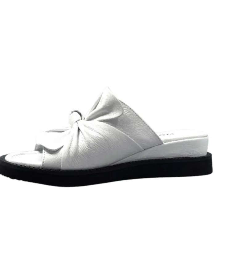 Ivoire-354 Ivoire 107 911 Cuir Blanc*Femme Mules