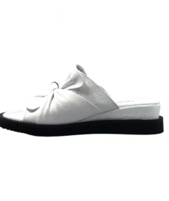Ivoire-354 Ivoire 107 911 Cuir Blanc*Femme Mules