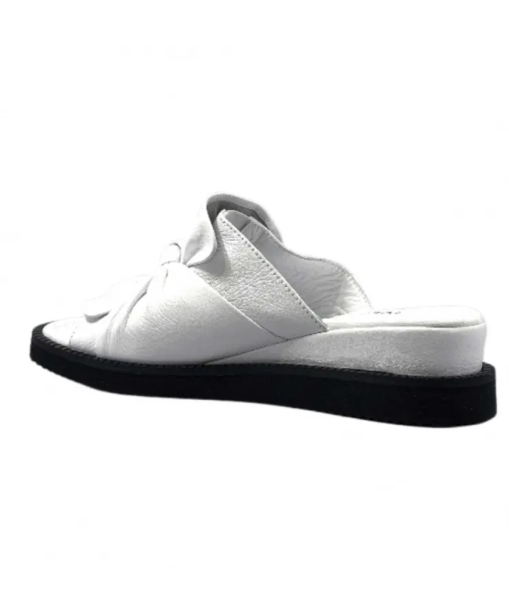 Ivoire-354 Ivoire 107 911 Cuir Blanc*Femme Mules