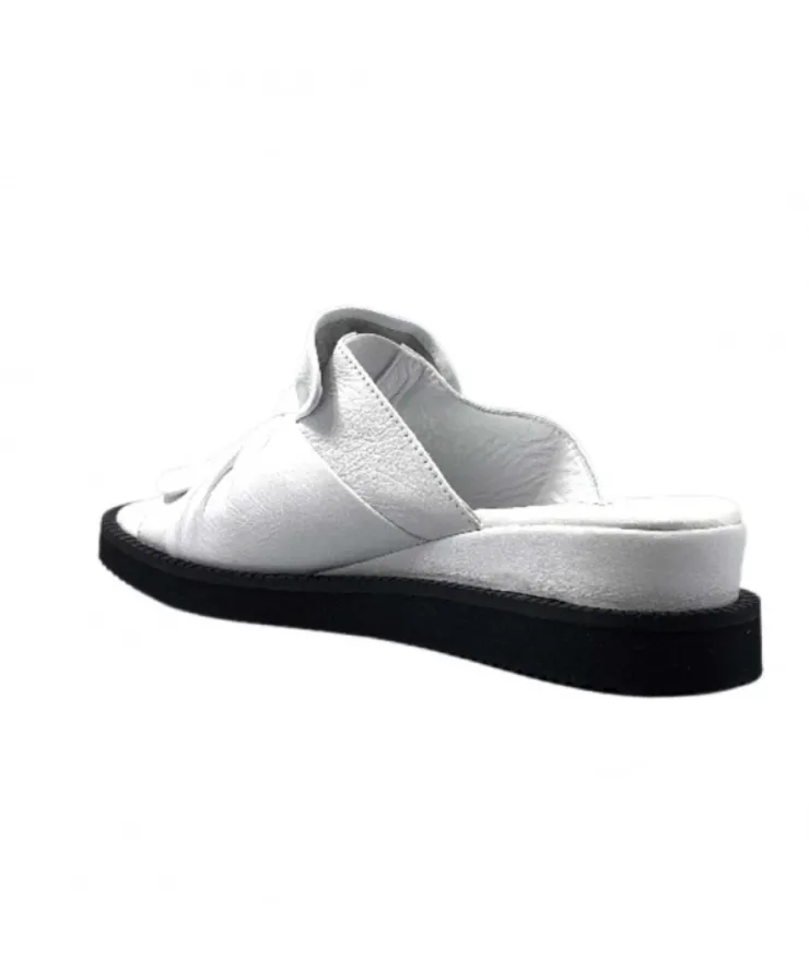 Ivoire-354 Ivoire 107 911 Cuir Blanc*Femme Mules