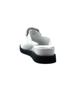 Ivoire-354 Ivoire 107 911 Cuir Blanc*Femme Mules